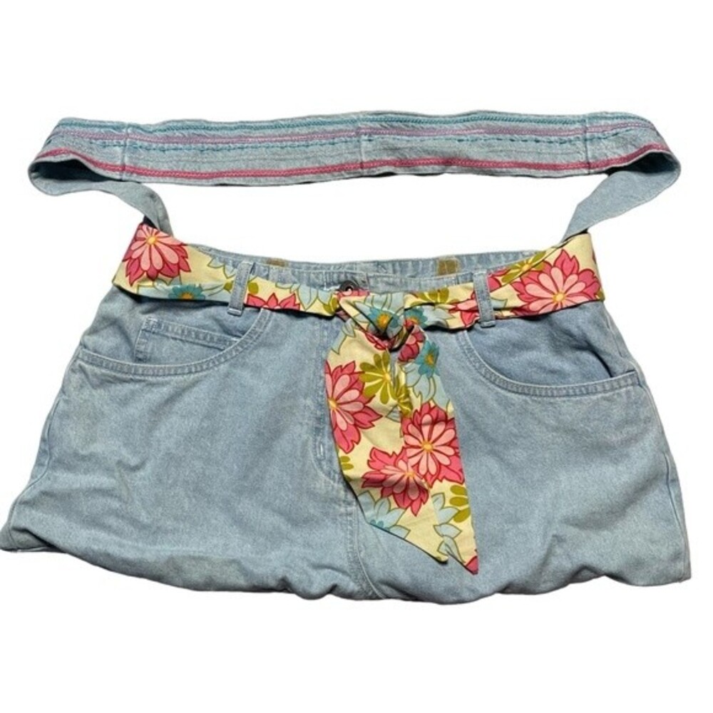 Homemade Boho Hippie Denim Purse Handbag - Picture 1 of 5